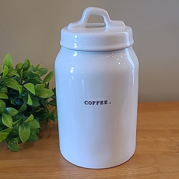 Rae Dunn Other - RAE DUNN ARTISAN COLLECTION BY MAGENTA White 'Coffee' Ceramic Canister